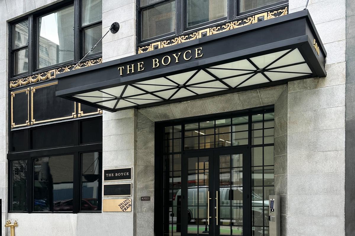 The Boyce entrance