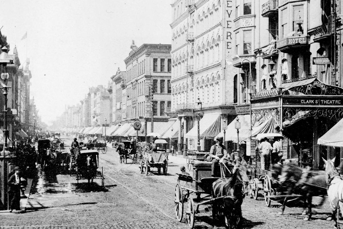 Historic image of Clark Street