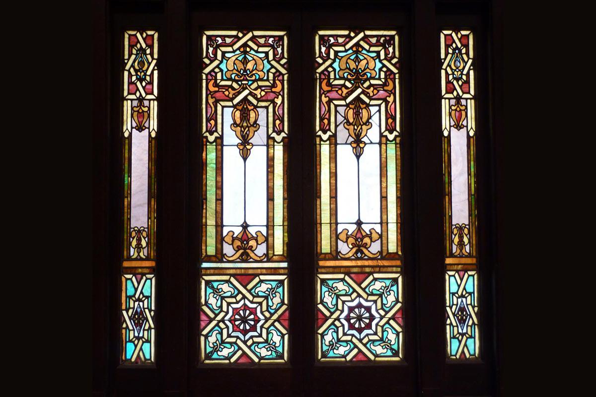 Medinah Temple stained glass