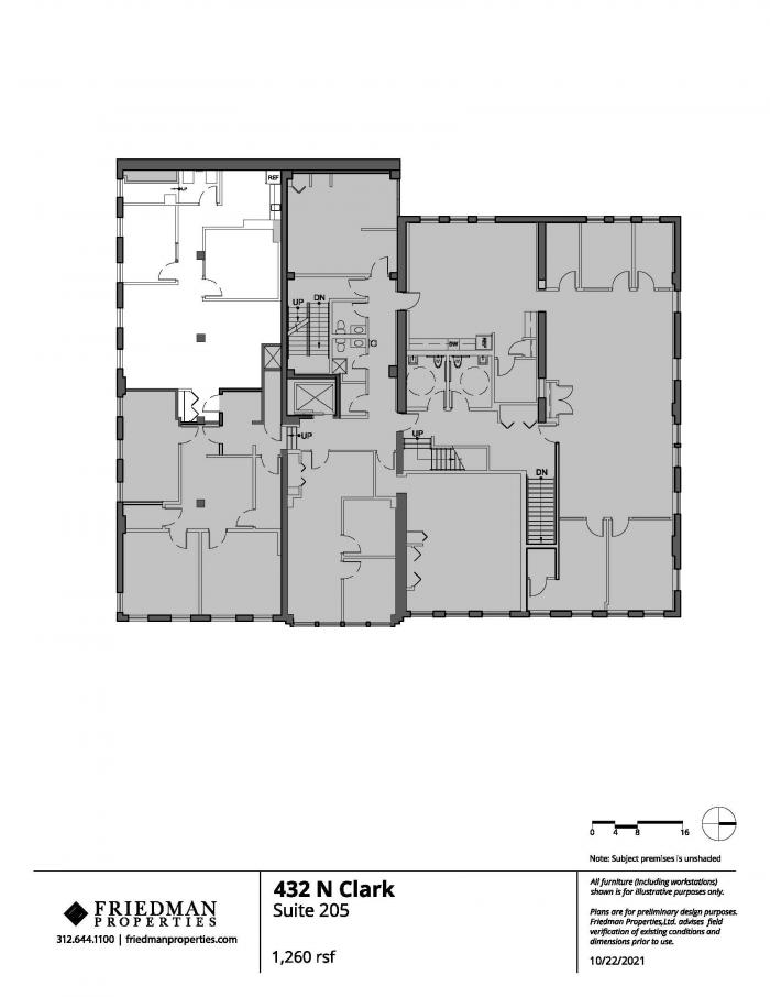 430-436 N Clark Floor Plan