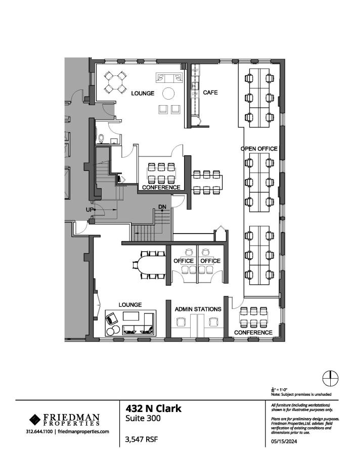 430-436 N Clark Floor plan