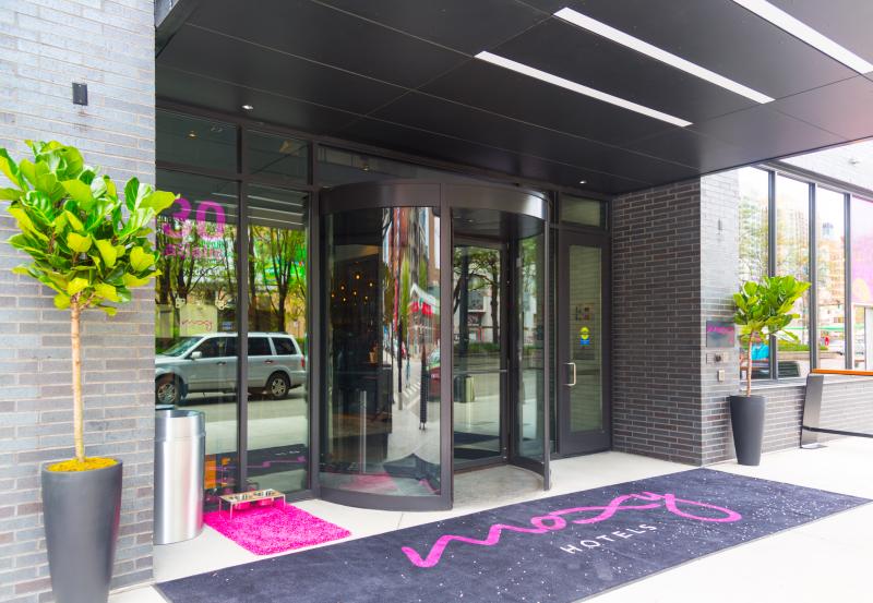 Moxy Hotel - Entrance Exterior
