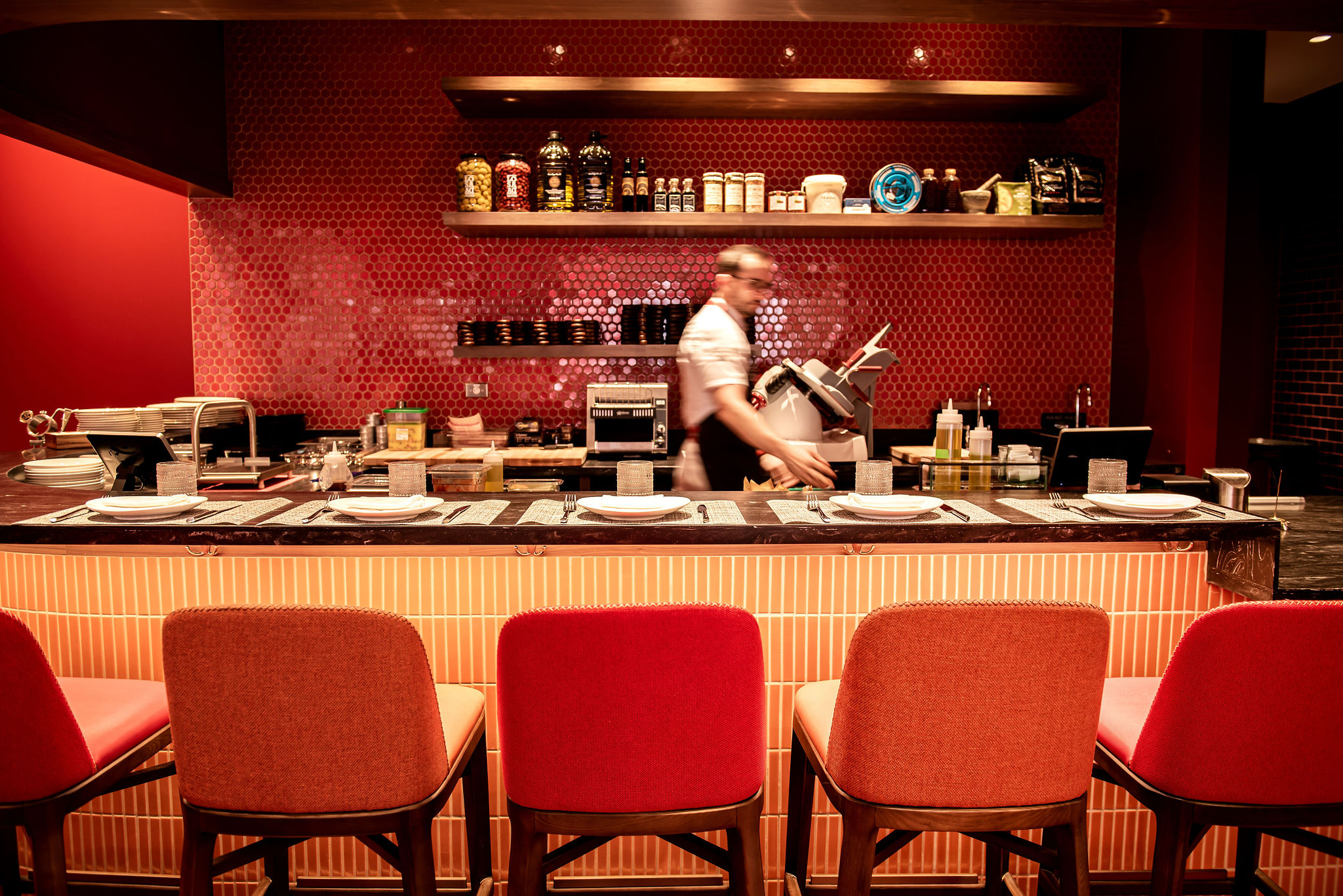500 N Clark Building Interior Jaleo Restaurant Bar