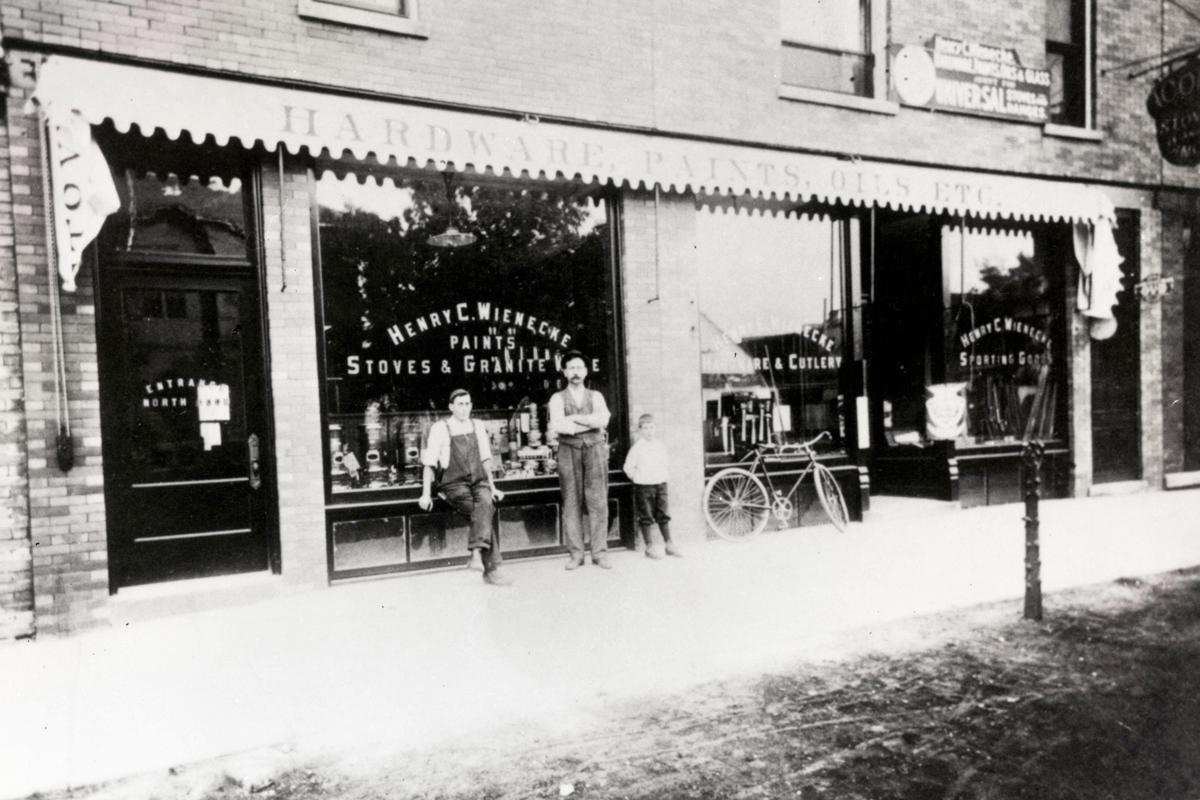 Wienecke Court Building Store Front Historic